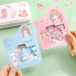 Pack De 45 Stickers Pegotines Autoadhesivos Kawaii Scrapbook - Imagen 2