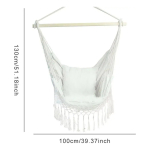 Silla Colgante Estilo Hamaca Paraguaya Gancho Incluido - Imagen 2