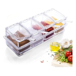 Especiero Dispensador De Cristal Para Condimentos Cocina Color Transparente - Imagen 12