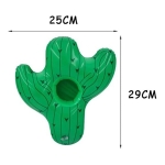 Set X10 Posavasos Inflable Para Piscina Diseño Cactus - Imagen 3