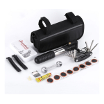 Kit De Herramientas Bicicleta Reparación Con Inflador Gris - Imagen 2