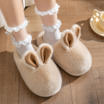 Pantufla Calentita Interior Corderito Orejas Conejo Unisex - Imagen 11