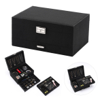 Joyero Organizador De 3 Capas Para Joyas Anillos Pulseras - Imagen 3