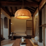 Lampara Colgante De Techo Bambu 30cm X 18cm - Imagen 5