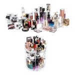 Organizador De Cosmeticos Glam Caddy - Maquillaje Giratorio - Imagen 2