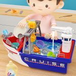 Barco Bote De Juguete Para Niños Resistente Para Baño Color Azul - Imagen 5