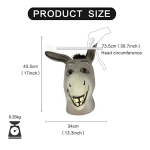 Mascara Latex Disfraz Halloween Burro - Imagen 4
