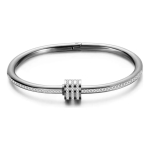 Pulsera Brazalete Rígida Ovalado Con Circón Moderno - Imagen 8