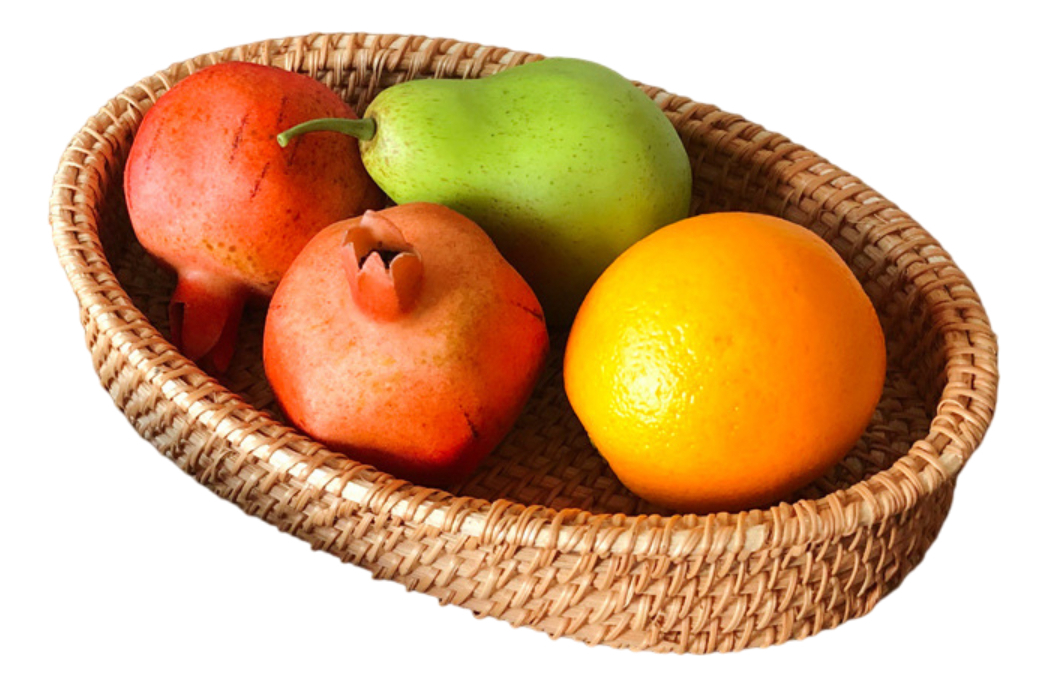 D_877873-MLU79830442605_102024-F.jpg Bandeja Cesto Panera De Mimbre Ovalada Decoración - Imagen 1
