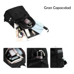 Mochila Escolar Viaje Ligera Con Bolsillo Exteriores - Imagen 7