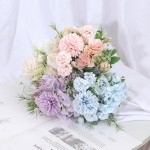 Flores Artificiales Decorativas Ramo De 7 Flores Variadas - Imagen 8