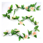 Guirnalda De Flores Artificial,guía De Rosas Artificial,flor - Imagen 11