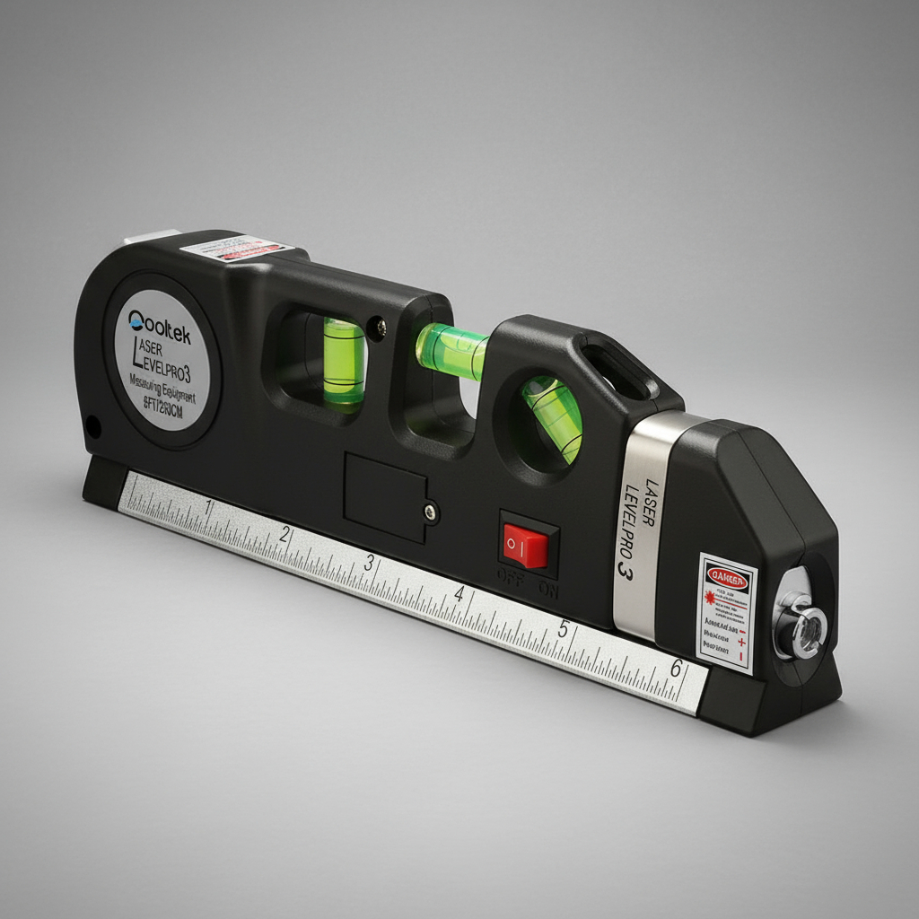 D_878283-MLU97926144616_112025-F.jpg Nivel Láser Profesional Cinta Métrica 3 Estágios Nivelador - Imagen 1