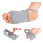 Plantales De Silicona Y Licra Plantillas Pie Plano En Par - Imagen 2