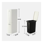 Papelera Basurero Baño + Cepillo De Inodoro Plastico - Imagen 7