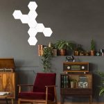 Lampara Touch Moderna Hexagonal Led Original Decoracion Hoga - Imagen 7