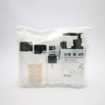 Kit De Viaje 5 Botellas Y Frascos Lociones Cremas + Neceser - Imagen 8