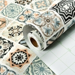 Papel Adhesivo Empapelar Paredes Azulejos Vintage Moderno - Imagen 2