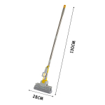 Lampazo Mopa Magico Super Absorbente Magic 28cm Escurridor Color Amarillo - Imagen 9