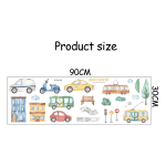 Vinilo Infantil Decorativo De Pared Ciudad - Imagen 5