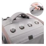 Mochila Transportadora Mascotas Perro Gato Malla 9 Kg Aprox - Imagen 10