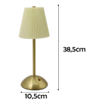 Lampara Alta Táctil De Noche Mesa Inalambrica Recargable Led - Imagen 10