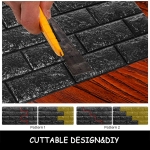 Revestimientos Adhesivo Panel 3d Simil Ladrillo Blanco 0.8mm - Imagen 30