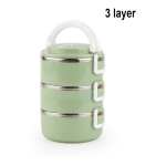 Lanchera Térmica Vianda Triple De Acero Inoxidable 2.1 Lts - Imagen 18