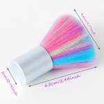 Cepillo Para Manicura Sacar Exceso De Polvo Uñas Manos - Imagen 5