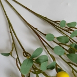 Plantas Artificiales Decorativas Rama De 6 Frutos Limonero - Imagen 5