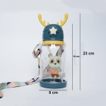 Botella Entrenamiento Para Bebe Con Pajita Vaso Con Correa - Imagen 21