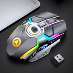 Mouse Juego Inalámbrico Recargable E-sport Game Rgb Ergonomi - Imagen 2
