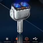 Cargador Derivador 12v Multifunción Auto Encendedor 2 Usb - Imagen 2