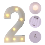 Numeros Luces Led Light Decoración Fiestas, Cumpleaños - Imagen 2