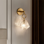 Lampara Aplique Pared Vidrio Nordica Dormitorio Habitación - Imagen 5