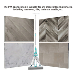 Mopa Trapeador Plegable Lampazo Escurridor Esponja Absorbent Color Naranja Y Verde - Imagen 3