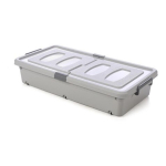 Caja Organizadora De Ropa Doble Tapa Y Ruedas Chica - Imagen 7