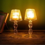 Portavela De Cristal Adorno Fiestas Eventos - Imagen 5