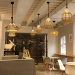 Lampara Colgante De Cuerda Y Metal Rustico Op3 - Imagen 3