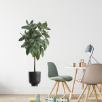 Vinilo Decorativo De Pared Planta En Maceta - Imagen 4
