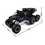 Auto A Control Remoto Camionta Monster Truck 6 Ruedas - Imagen 2