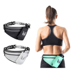 Cinturon Deportivo Porta Celular Botella Ajustable Negro - Imagen 2