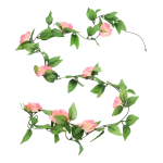 Guirnalda De Flores Artificial,guía De Rosas Artificial,flor - Imagen 23