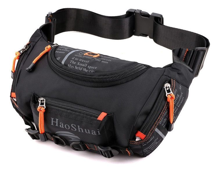 D_893722-MLA99465170644_112025-F.jpg Bolso Cruzado Riñonera Gran Capacidad Compartimientos Color Negro - Imagen 1