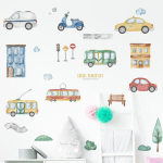 Vinilo Infantil Decorativo De Pared Ciudad - Imagen 5