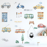 Vinilo Infantil Decorativo De Pared Ciudad - Imagen 3