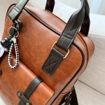 Mochila Bolso Retro Vintage Doble Bolsillo Gran Capacidad Il - Imagen 23