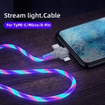 Cable Carga Usb Led Para Apple + Usb-c + Micro Usb - Imagen 12