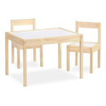 Juego De Mesa Y Dos Sillas Para Niños De Madera Basicas - Imagen 5