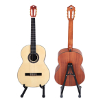 Soporte De Guitarra Plegable De Metal Color Negro - Imagen 4